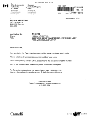 Document de brevet canadien 2750152. Poursuite-Amendment 20120528. Image 2 de 2