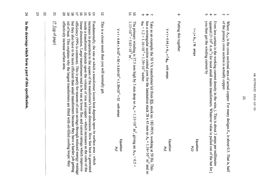 Document de brevet canadien 2750152. Dessins 20121231. Image 25 de 25