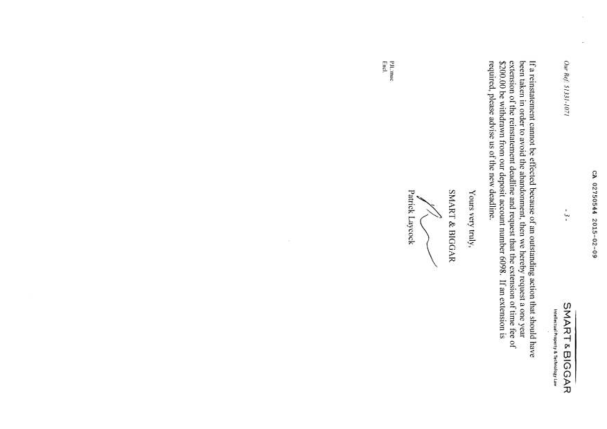 Canadian Patent Document 2750544. Prosecution-Amendment 20150209. Image 3 of 11
