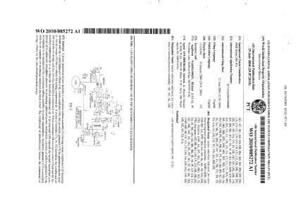 Document de brevet canadien 2750585. PCT 20101225. Image 1 de 8