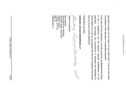 Document de brevet canadien 2754149. Poursuite-Amendment 20121204. Image 4 de 4