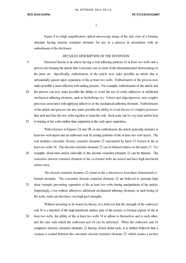 Canadian Patent Document 2755269. Description 20130109. Image 3 of 28