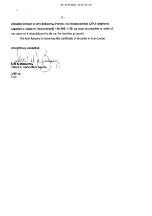 Document de brevet canadien 2756095. Cession 20140529. Image 2 de 8
