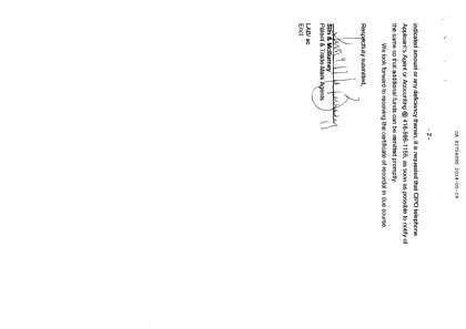 Canadian Patent Document 2756095. Assignment 20140529. Image 2 of 8