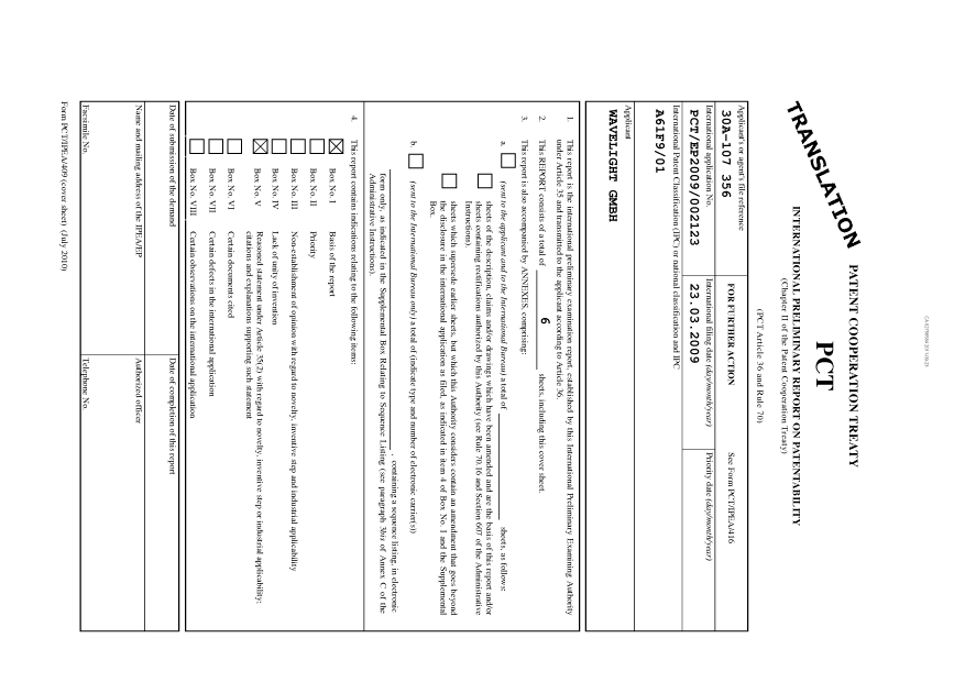 Document de brevet canadien 2756584. PCT 20110923. Image 2 de 12