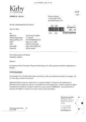 Canadian Patent Document 2756584. Prosecution-Amendment 20151214. Image 1 of 19