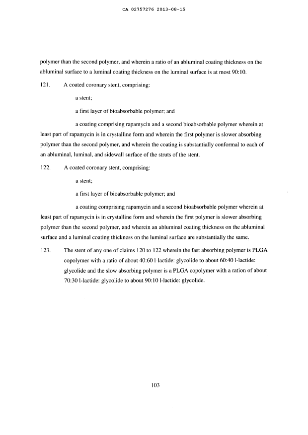 Document de brevet canadien 2757276. Poursuite-Amendment 20130815. Image 53 de 53