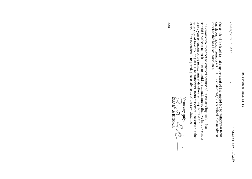 Canadian Patent Document 2758793. Prosecution-Amendment 20111116. Image 2 of 2