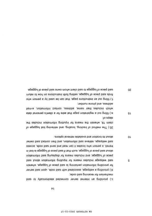 Document de brevet canadien 2759105. Revendications 20101217. Image 4 de 4