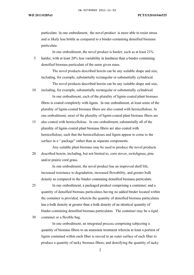 Document de brevet canadien 2760840. Description 20101202. Image 2 de 45