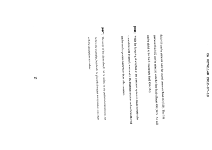 Canadian Patent Document 2761148. Description 20111218. Image 22 of 22