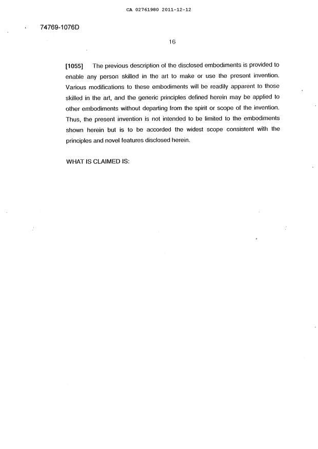 Document de brevet canadien 2761980. Description 20111212. Image 18 de 18