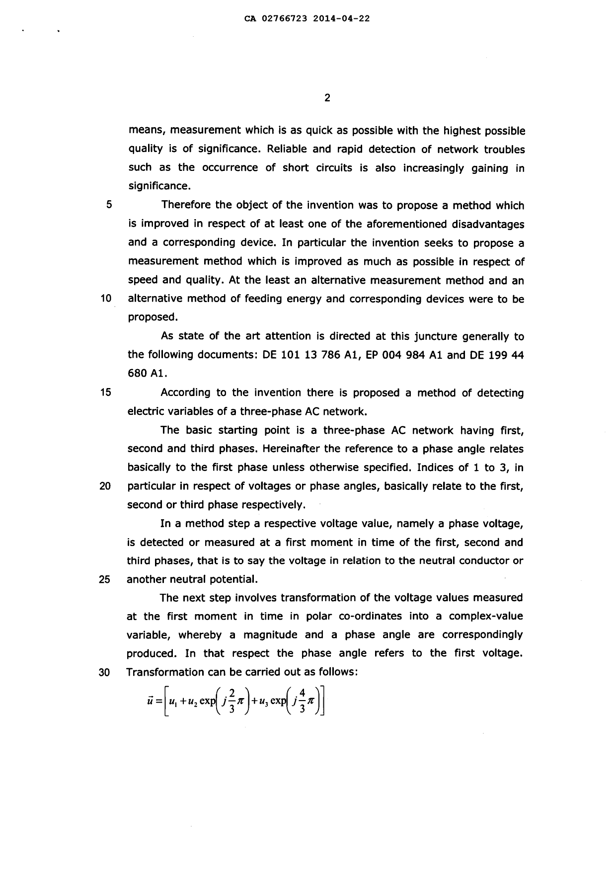 Canadian Patent Document 2766723. Description 20140422. Image 2 of 17