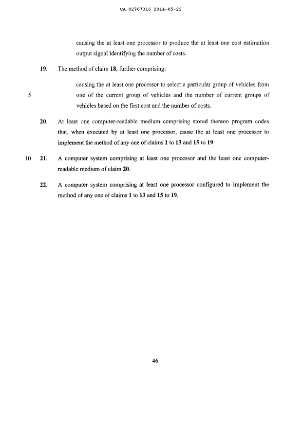 Document de brevet canadien 2767316. Poursuite-Amendment 20140522. Image 42 de 42