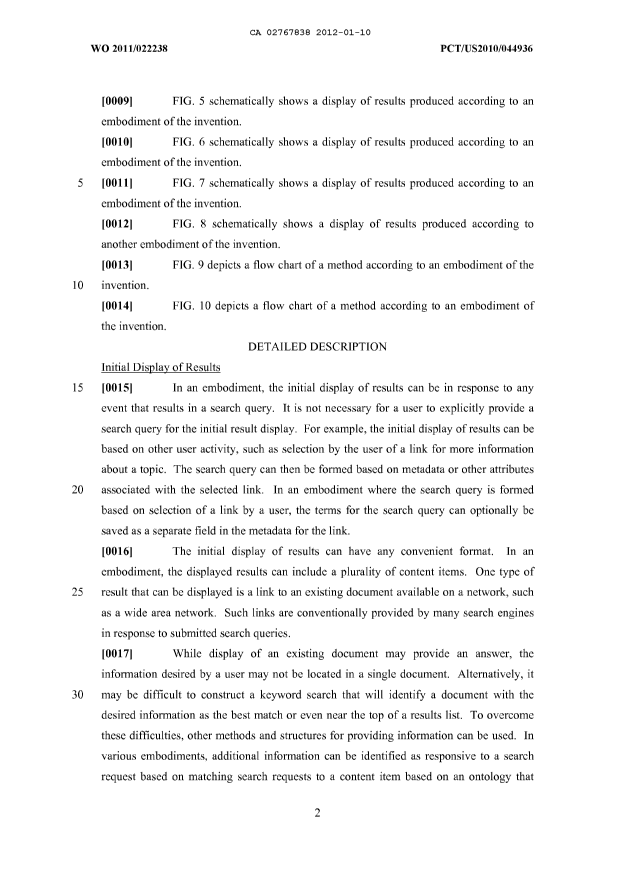 Canadian Patent Document 2767838. Description 20120110. Image 2 of 29