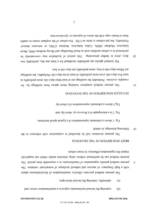 Document de brevet canadien 2767844. Description 20111211. Image 3 de 6