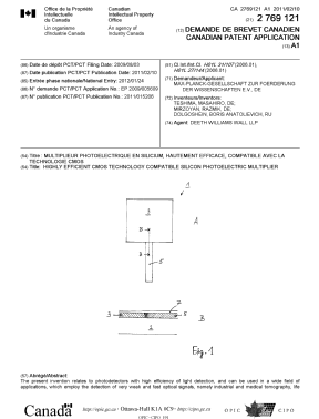 Document de brevet canadien 2769121. Page couverture 20120328. Image 1 de 2