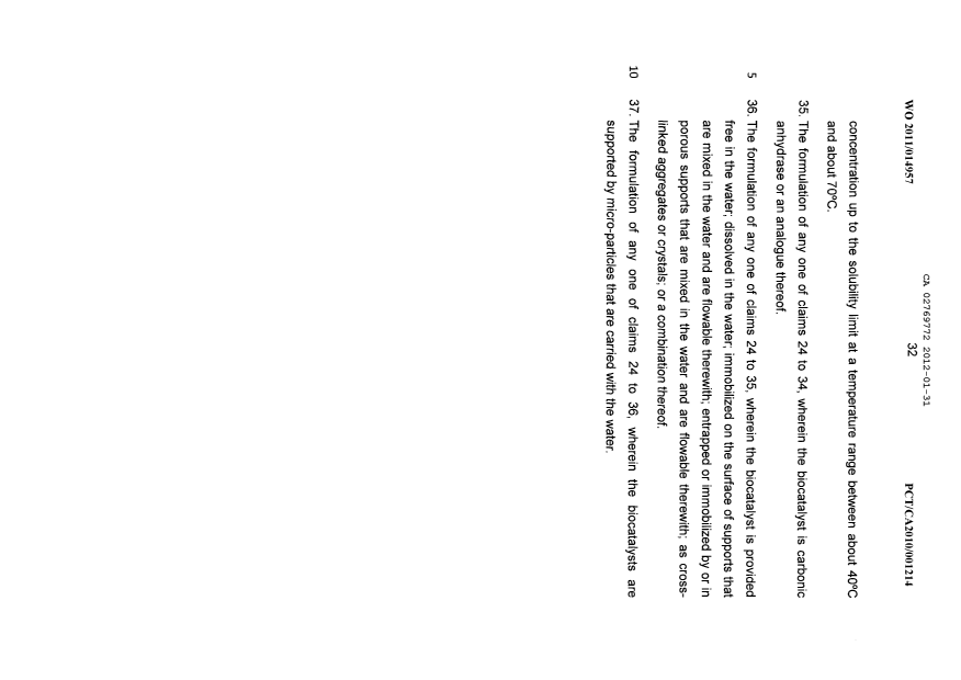 Document de brevet canadien 2769772. Revendications 20111231. Image 5 de 5