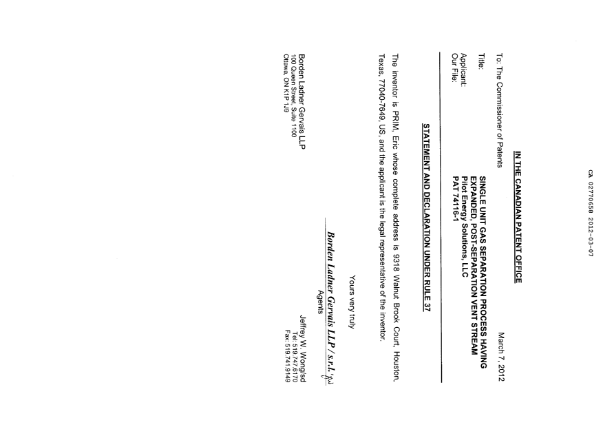 Canadian Patent Document 2770658. Assignment 20111207. Image 4 of 4