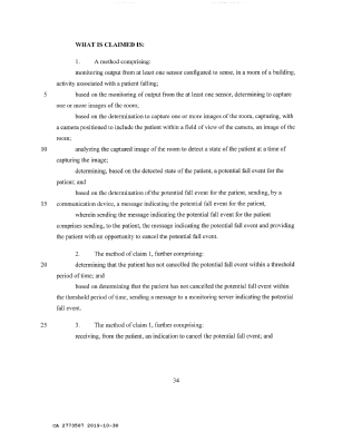 Document de brevet canadien 2773507. Revendications 20191030. Image 1 de 11
