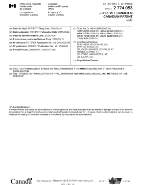 Document de brevet canadien 2774053. Page couverture 20150402. Image 1 de 2