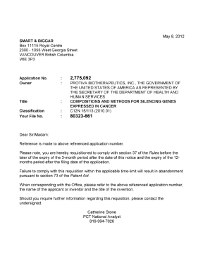Document de brevet canadien 2775092. Correspondance 20120508. Image 1 de 1