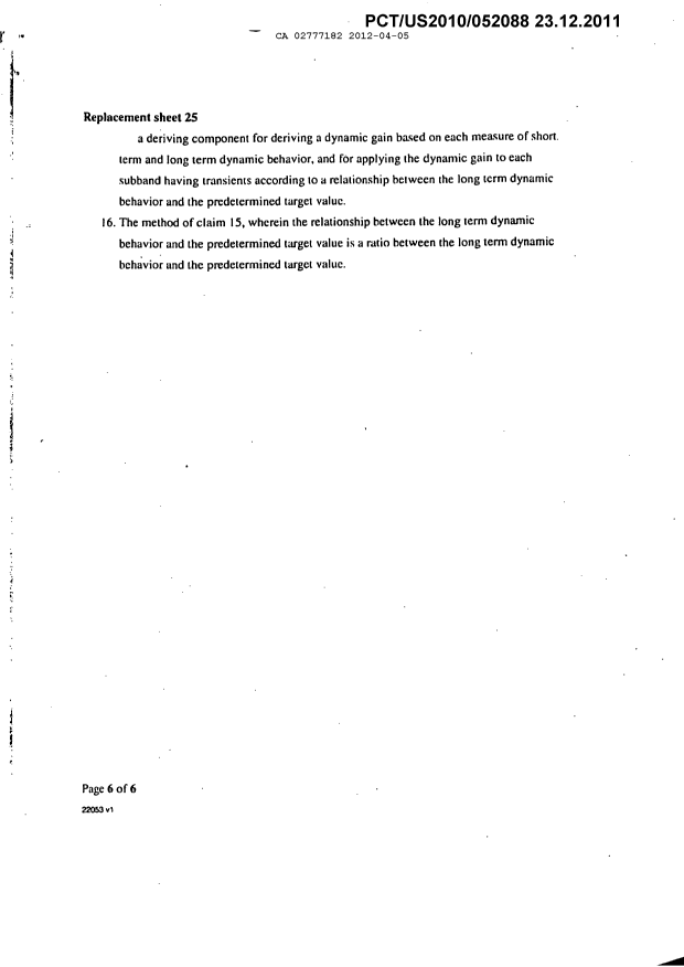 Document de brevet canadien 2777182. Revendications 20120405. Image 4 de 4