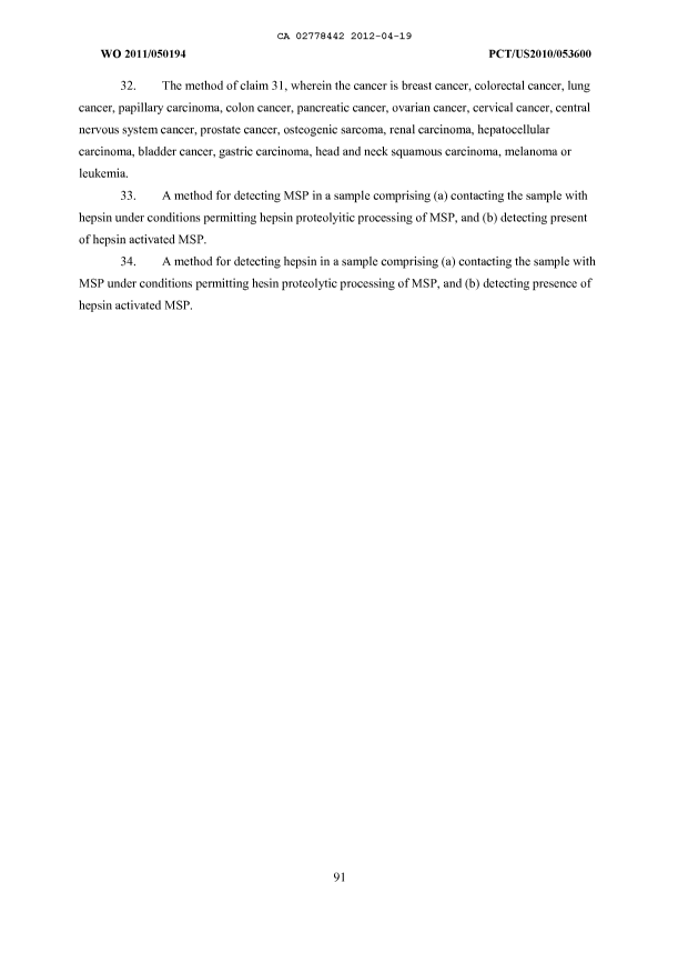 Document de brevet canadien 2778442. Revendications 20120419. Image 3 de 3