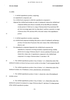 Document de brevet canadien 2779254. Revendications 20140320. Image 1 de 9