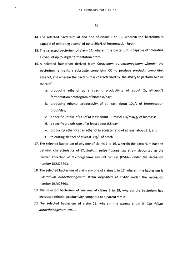 Document de brevet canadien 2786903. Poursuite-Amendment 20120710. Image 4 de 4