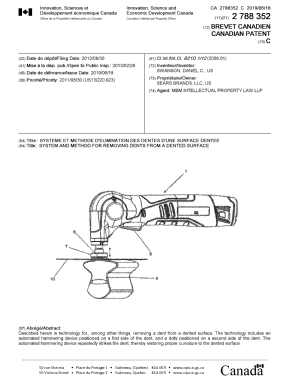 Document de brevet canadien 2788352. Page couverture 20190521. Image 1 de 1