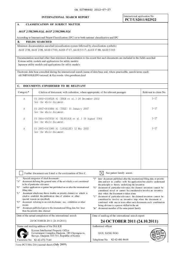 Document de brevet canadien 2788462. PCT 20120727. Image 2 de 9
