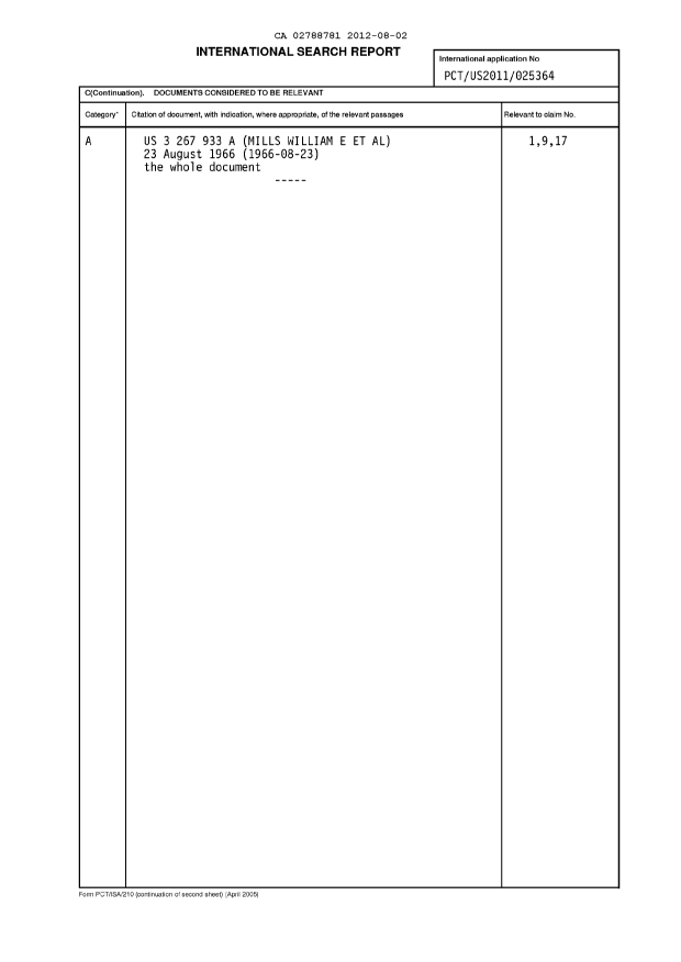 Document de brevet canadien 2788781. PCT 20120802. Image 2 de 3