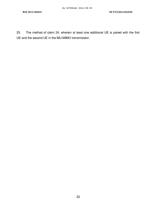 Document de brevet canadien 2789442. Revendications 20120809. Image 6 de 6