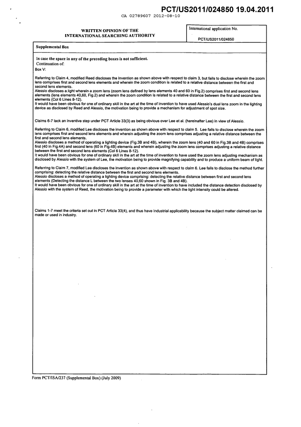 Document de brevet canadien 2789607. PCT 20120810. Image 6 de 6