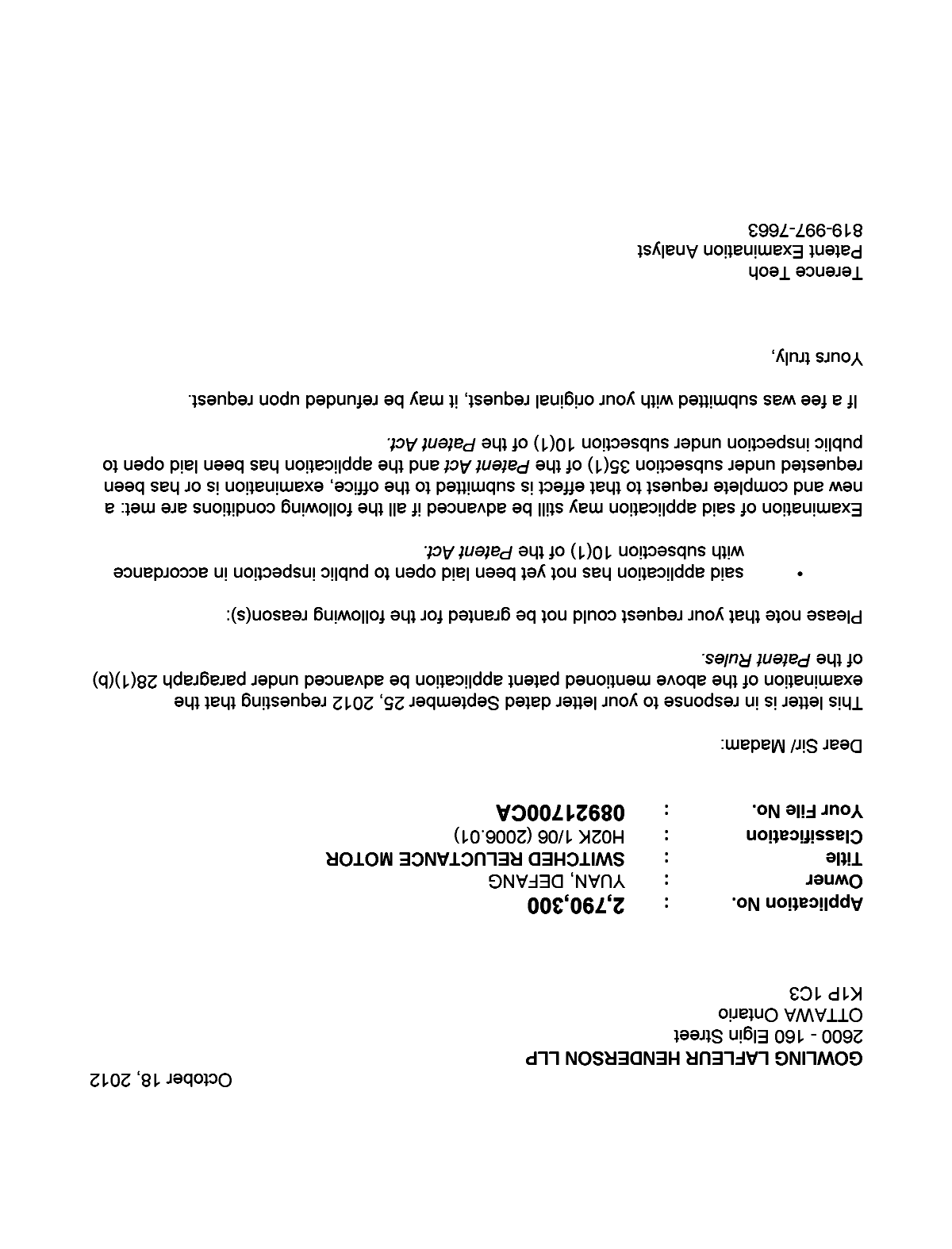 Canadian Patent Document 2790300. Prosecution-Amendment 20111218. Image 1 of 1