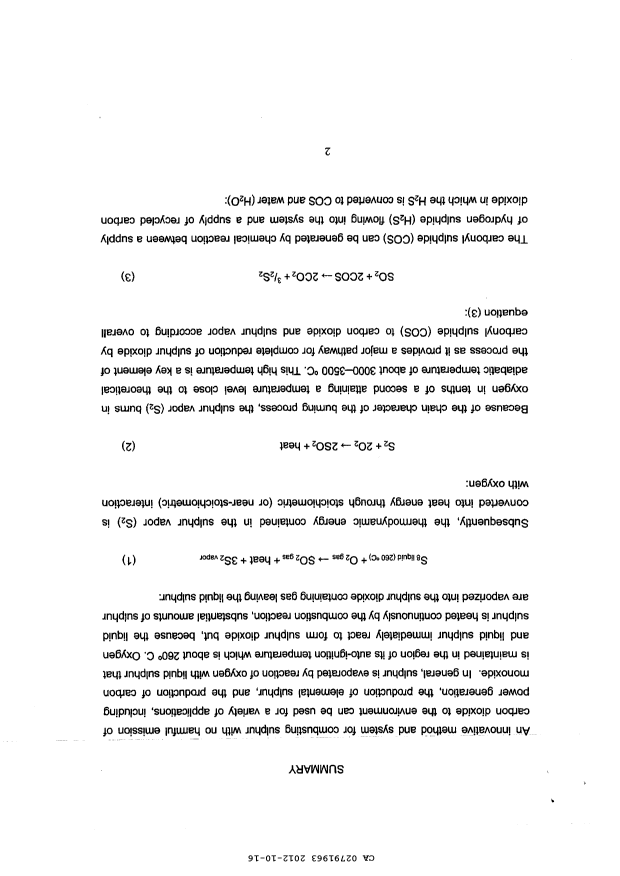 Document de brevet canadien 2791963. Description 20121216. Image 2 de 26