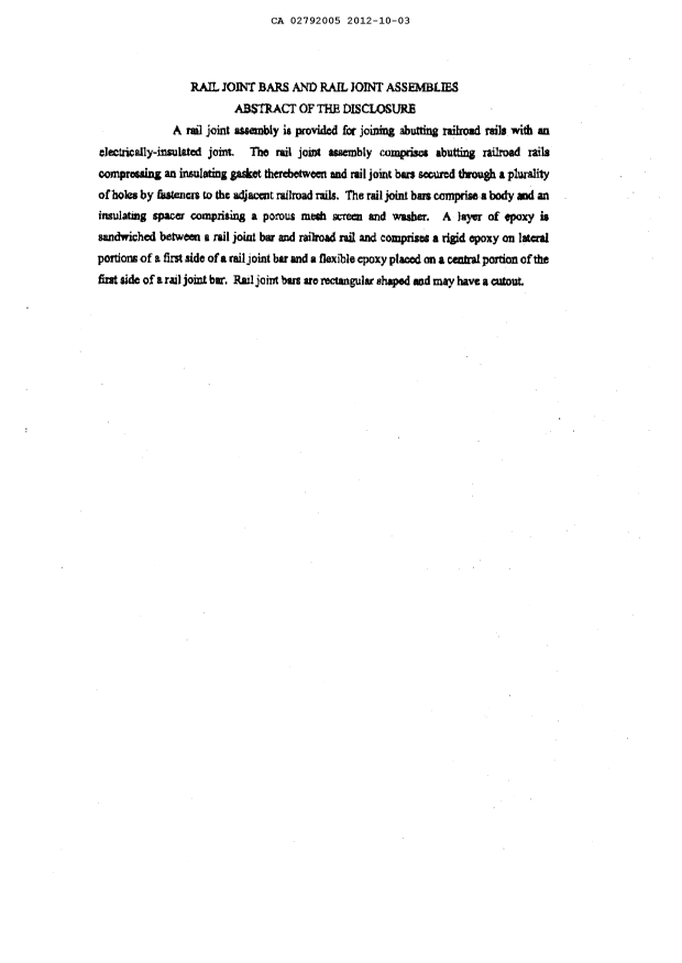 Canadian Patent Document 2792005. Abstract 20121003. Image 1 of 1