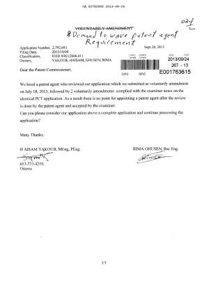 Canadian Patent Document 2792693. Correspondence 20130924. Image 1 of 1