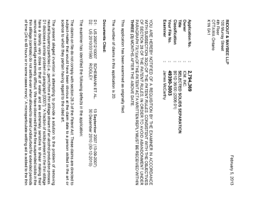 Canadian Patent Document 2794369. Prosecution-Amendment 20121205. Image 1 of 3