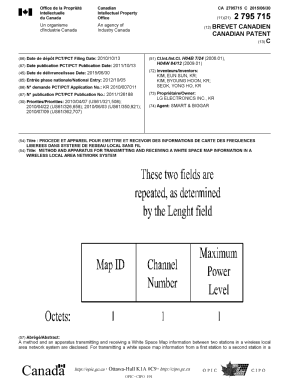 Document de brevet canadien 2795715. Page couverture 20150612. Image 1 de 2