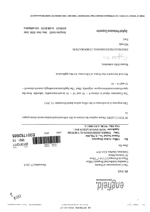 Canadian Patent Document 2796304. Prosecution-Amendment 20131217. Image 1 of 2