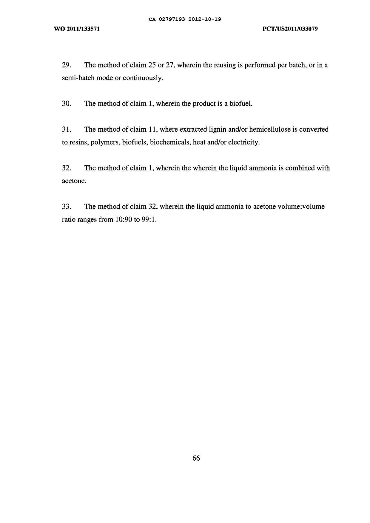 Document de brevet canadien 2797193. Revendications 20111219. Image 4 de 4