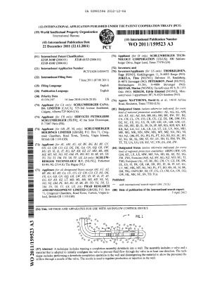 Canadian Patent Document 2801594. PCT 20121204. Image 1 of 8