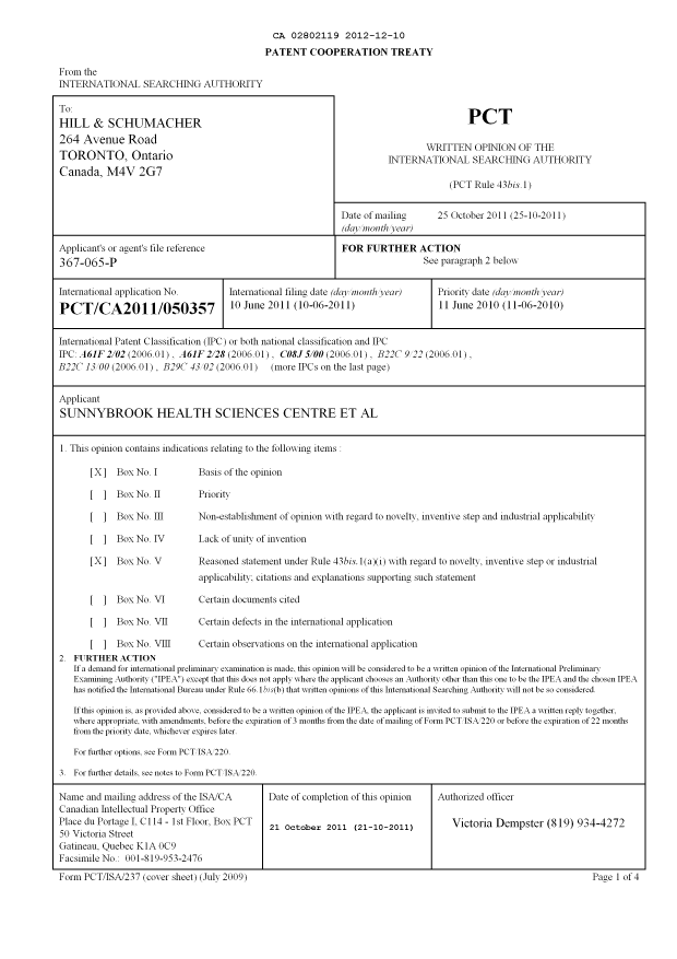 Document de brevet canadien 2802119. PCT 20121210. Image 2 de 8