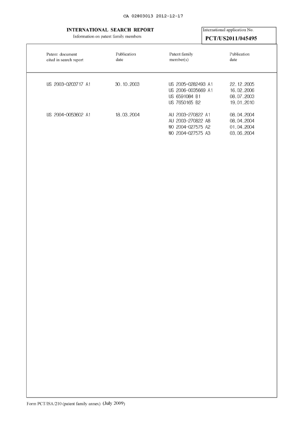 Document de brevet canadien 2803013. PCT 20121217. Image 2 de 2