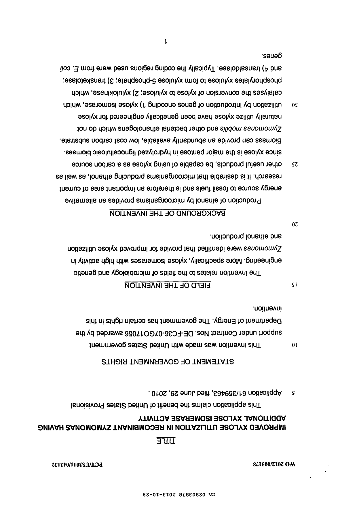 Document de brevet canadien 2803878. Description 20121229. Image 1 de 100