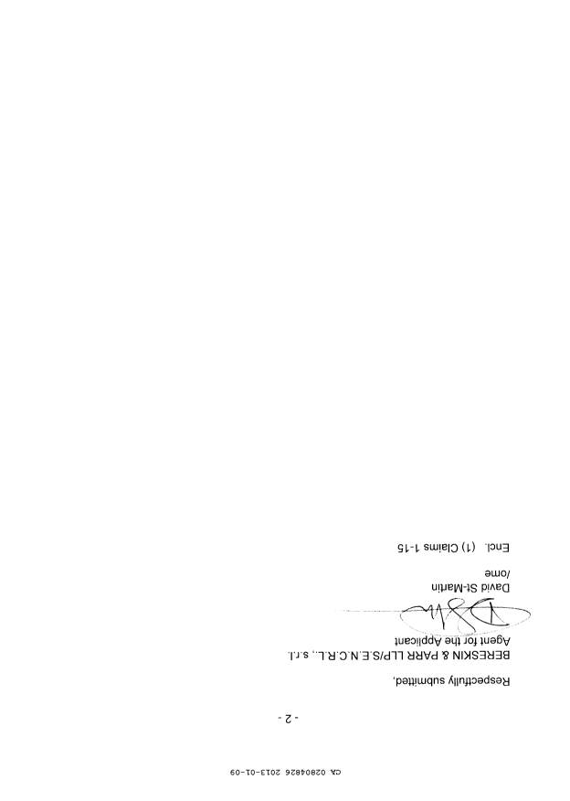 Canadian Patent Document 2804826. Prosecution-Amendment 20121209. Image 2 of 4