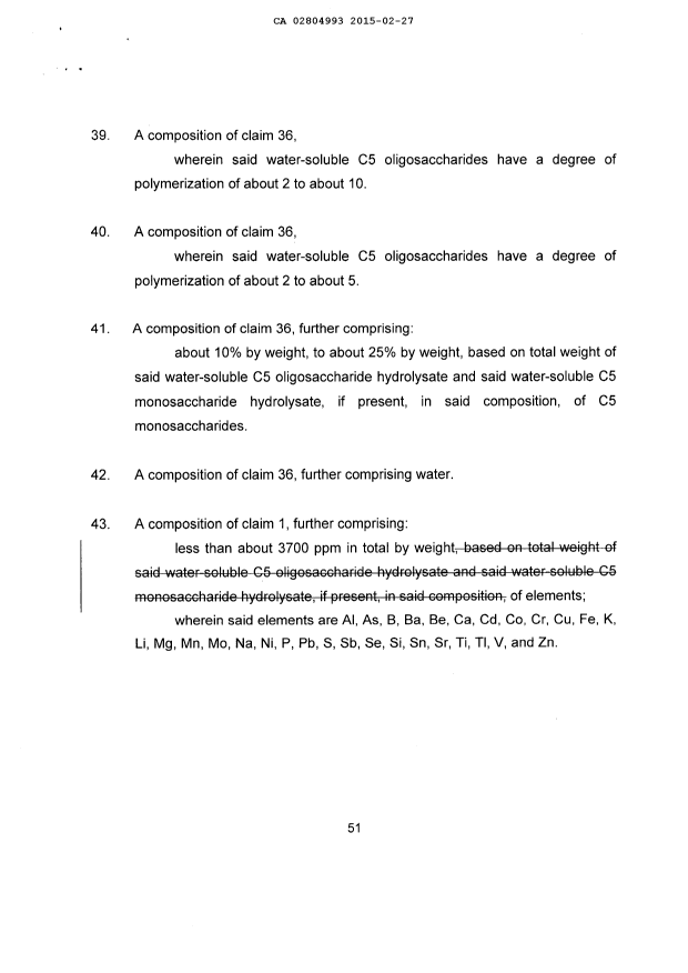 Document de brevet canadien 2804993. Poursuite-Amendment 20141227. Image 26 de 26