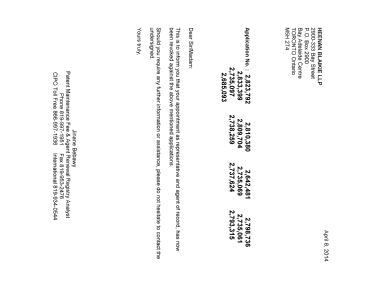 Document de brevet canadien 2810380. Correspondance 20131208. Image 1 de 1